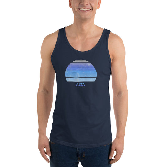 Retro Alta Utah Ski Skiing Fan Unisex Tank Top