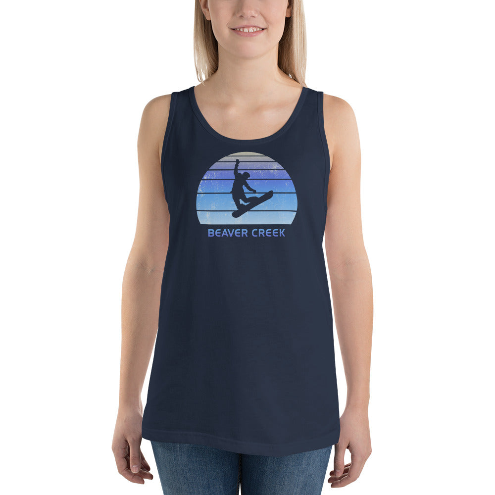 Retro Bend Oregon Ski Skiing Fan Unisex Tank Top