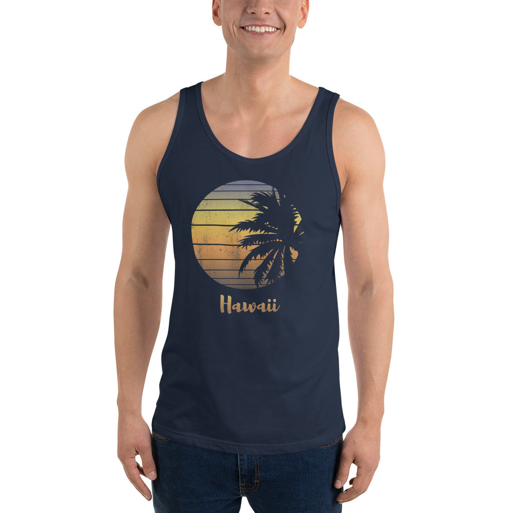 Retro Hawaii Hawaiian Beach Vacation Souvenir Unisex Tank Top