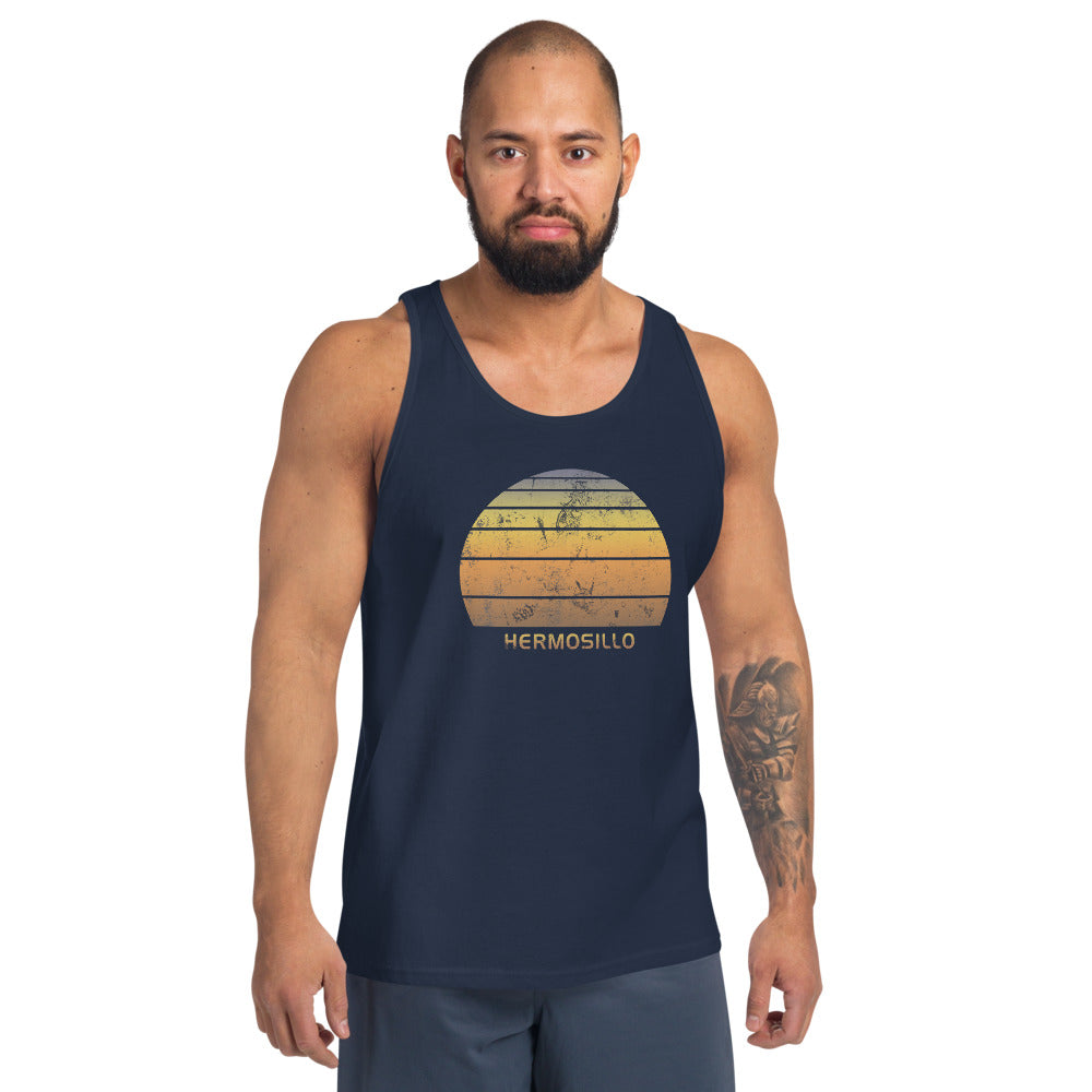 Retro Hermosillo Mexico Unisex Tank Top