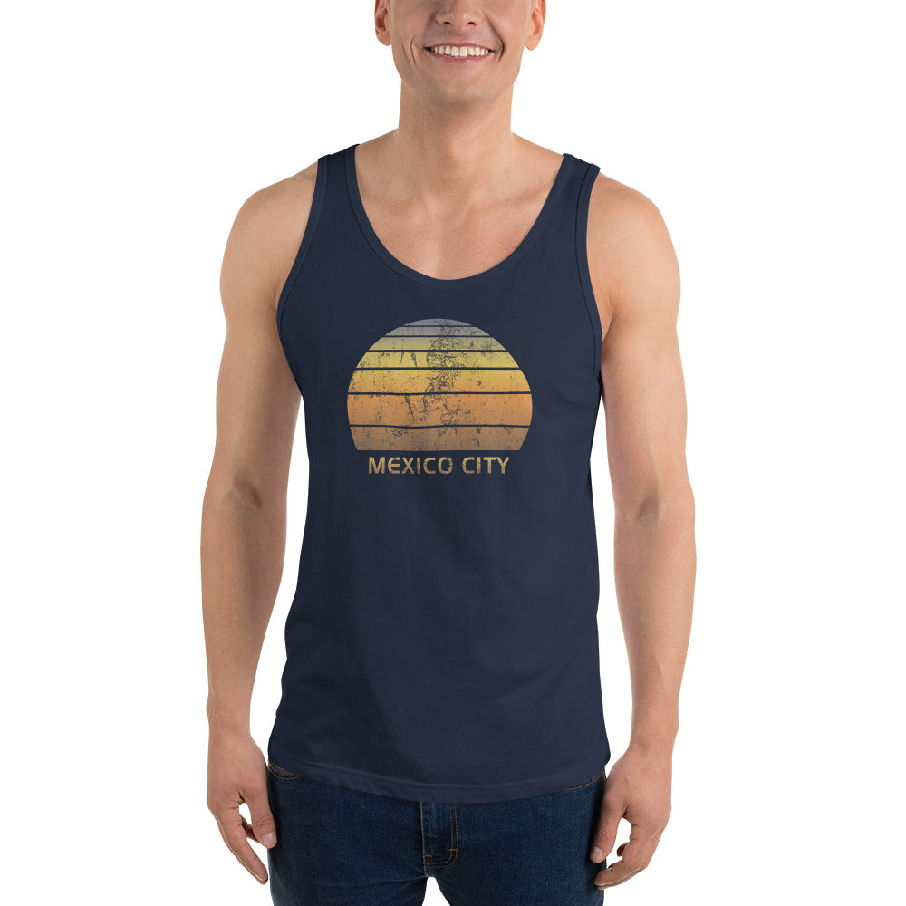 Retro Mexico City Mexico Unisex Tank Top