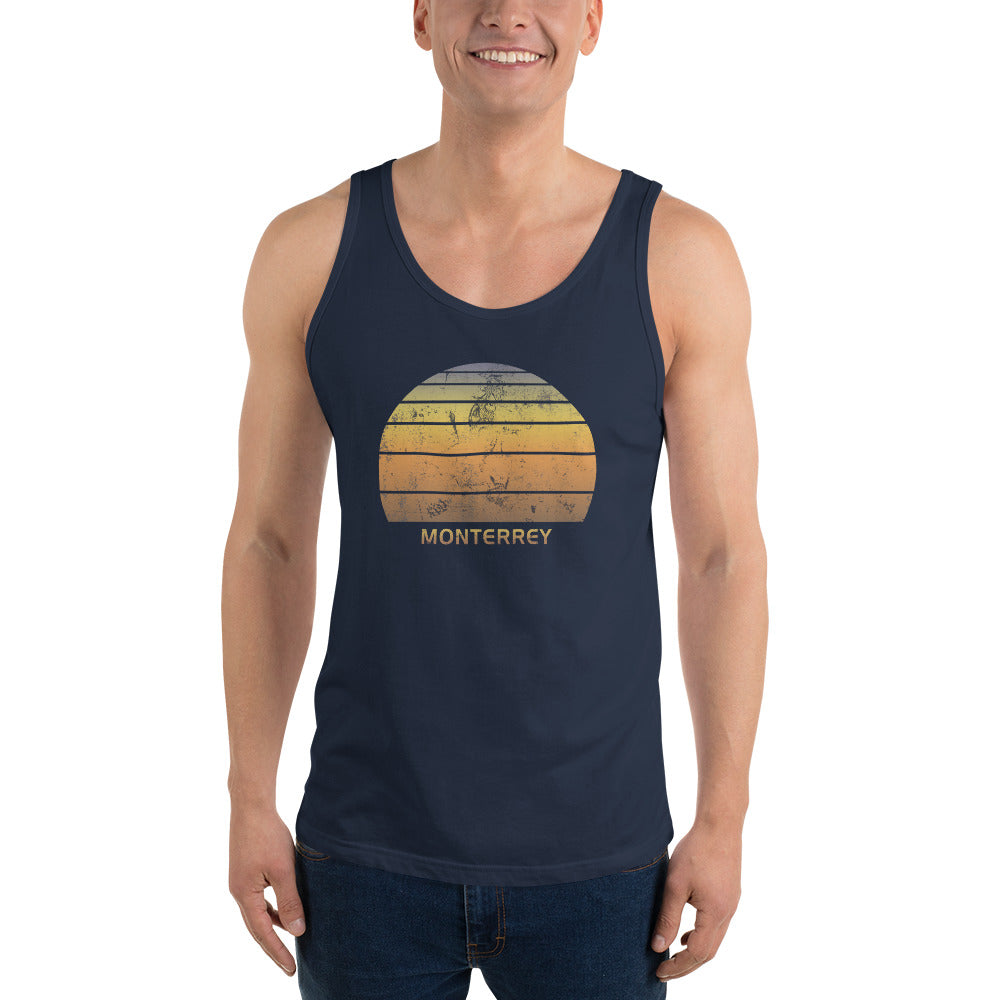 Retro Monterrey Mexico Unisex Tank Top