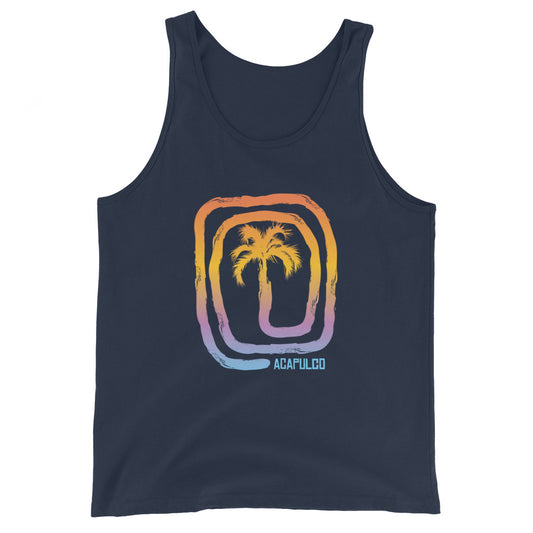 Cool Acapulco Mexico Beach Palm Tree Vacation Souvenir Unisex Tank Top