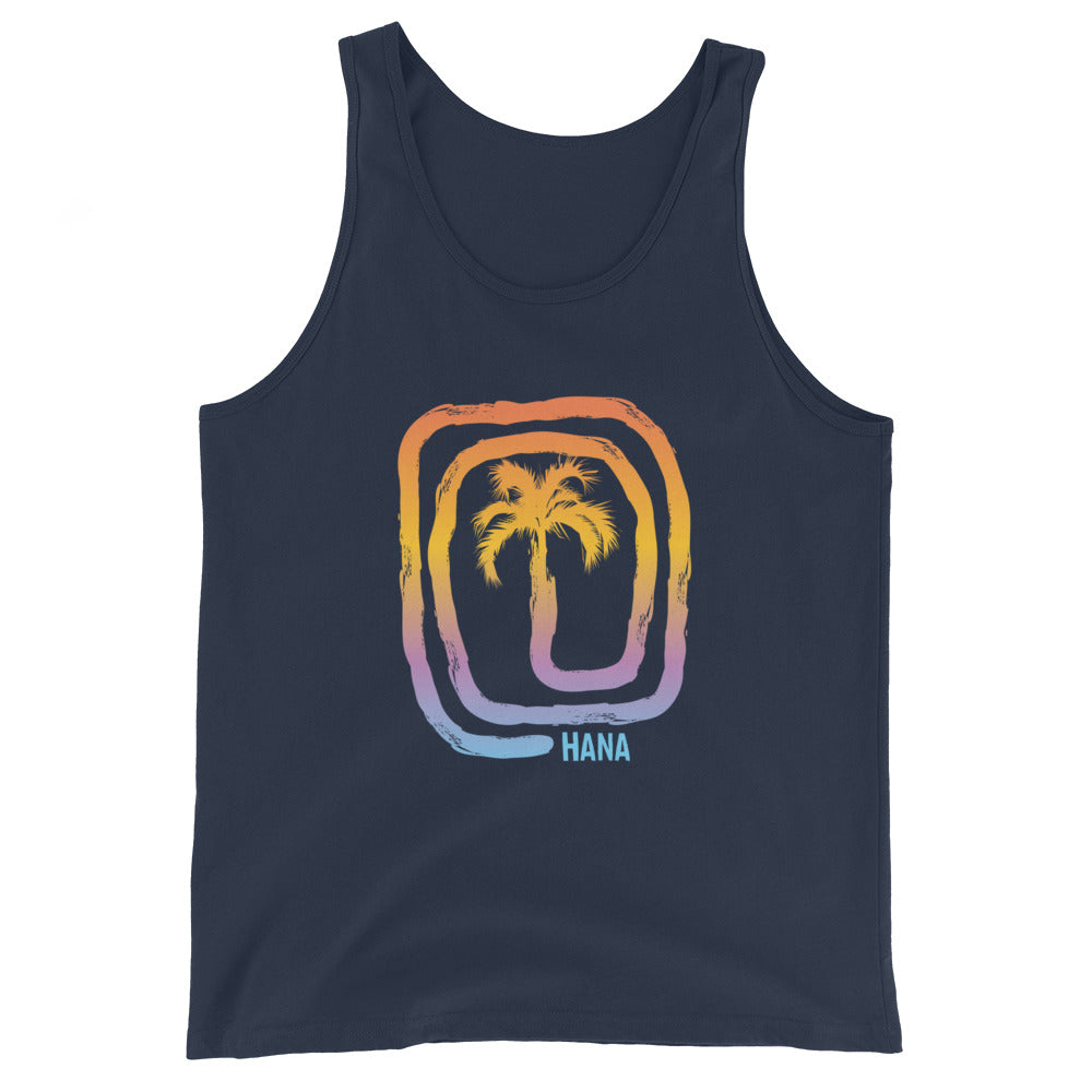 Cool Hana Maui Hawaii Palm Tree Souvenir Vacation Unisex Tank Top