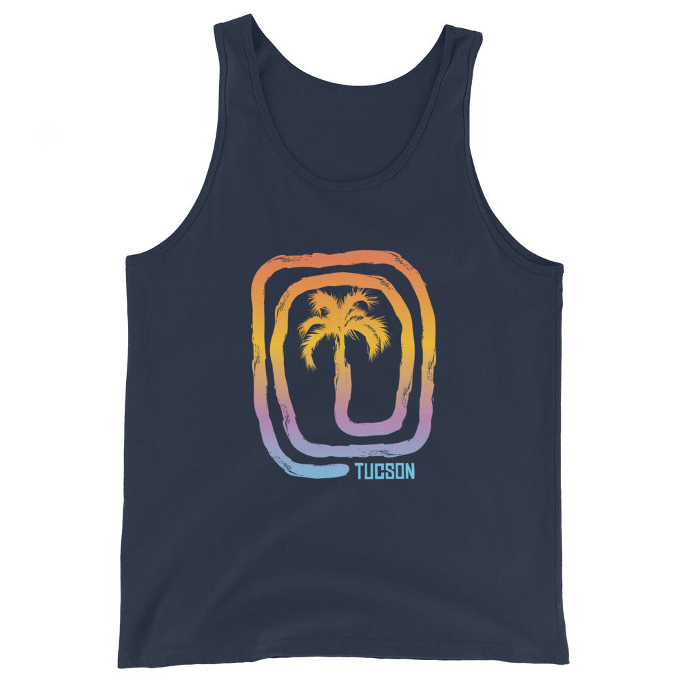 Cool Tucson Arizona Palm Tree Souvenir Vacation Unisex Tank Top