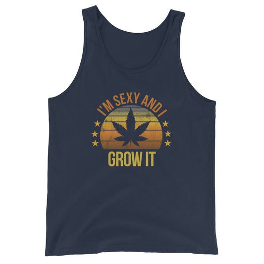Funny Marijuana Cannabis Weed Fan 420 Quote Joke Sarcastic Unisex Tank Top