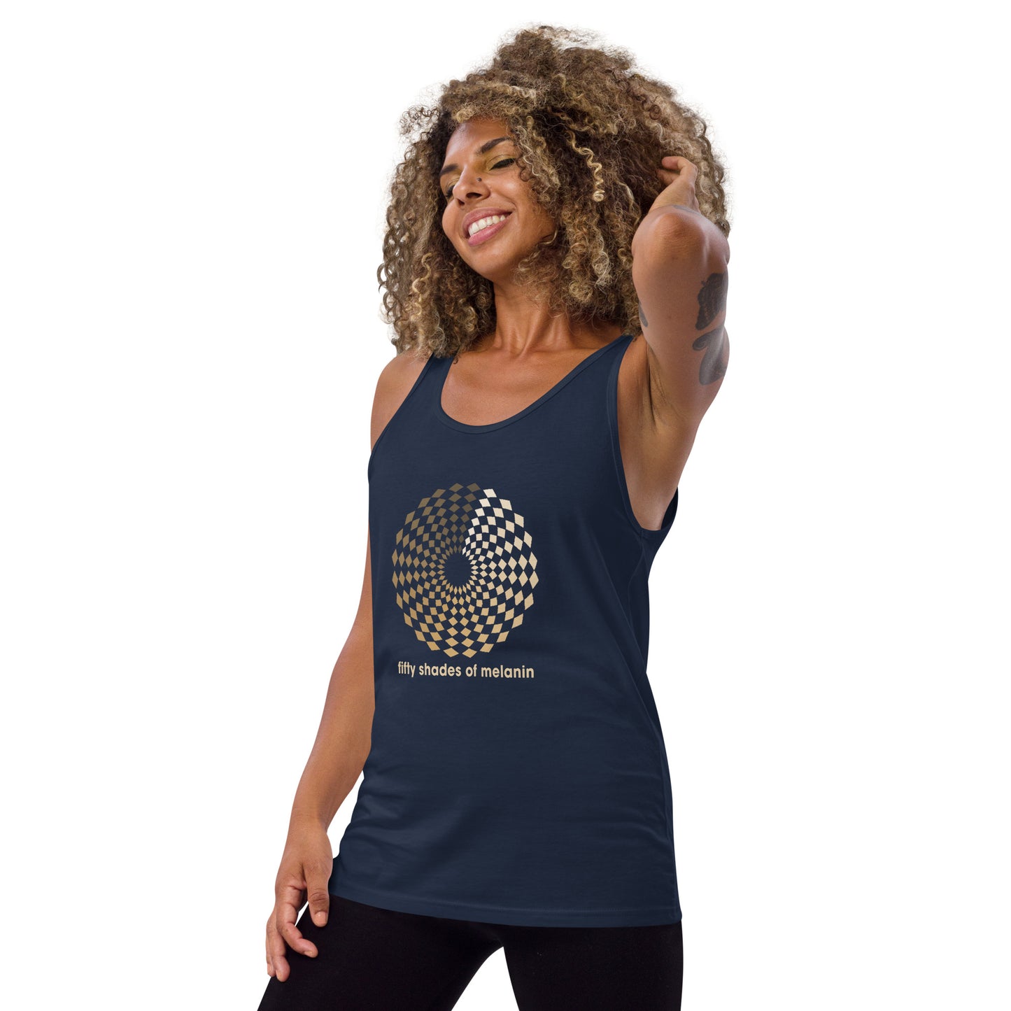 Melanin African American History Pride Unisex Tank Top