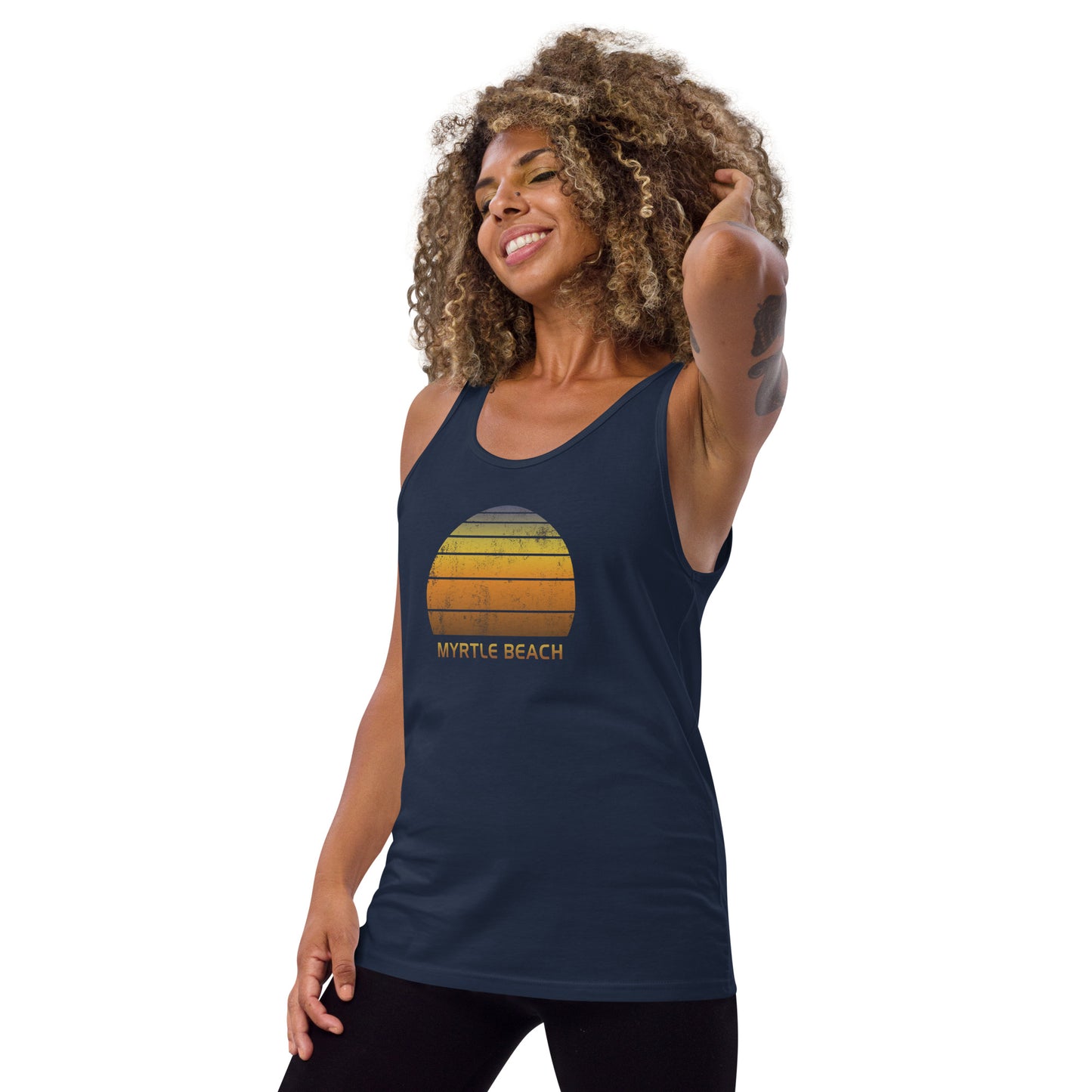 Retro Myrtle Beach Vacation Souvenir Unisex Tank Top