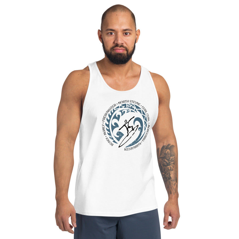 Cool Sydney Australia Surf Surfing Fan Unisex Tank Top