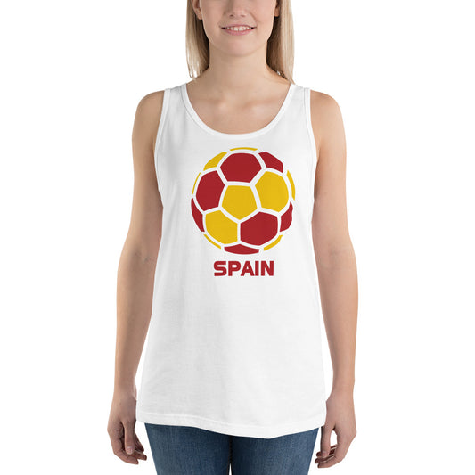 Spain National Soccer Team Football Pride Country Flag Unisex Tank Top