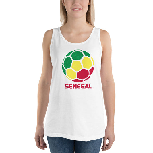 Senegal National Soccer Team Football Pride Country Flag Unisex Tank Top