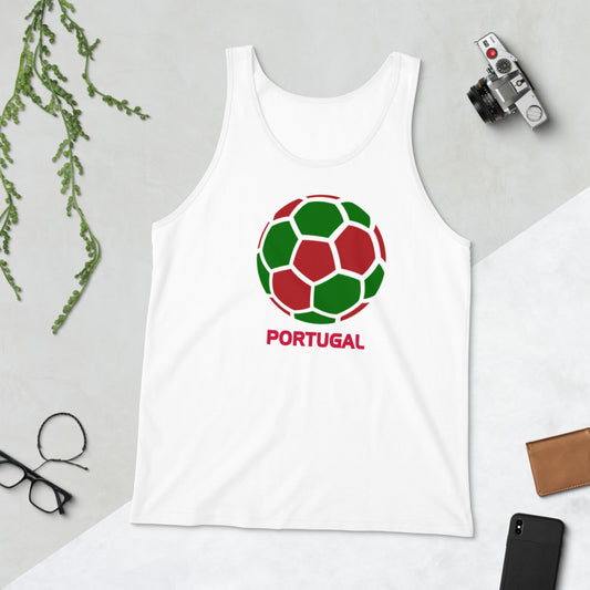 Portugal National Soccer Team Football Pride Country Flag Unisex Tank Top