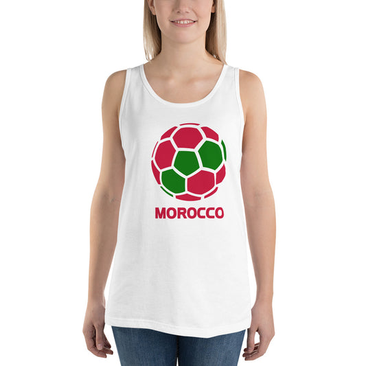 Morocco National Soccer Team Football Pride Country Flag Unisex Tank Top