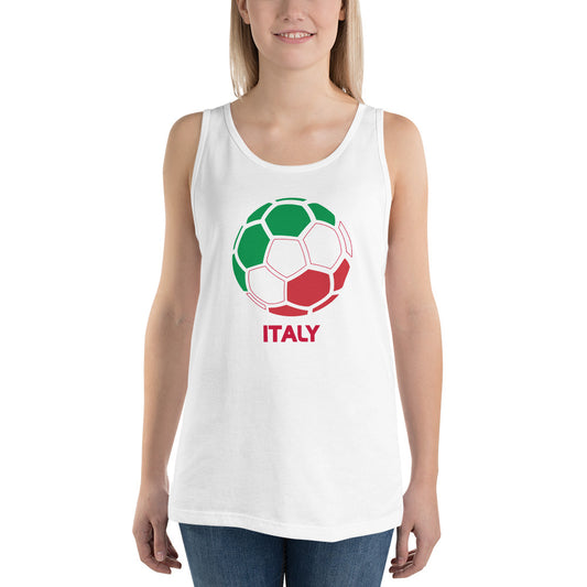 Italy National Soccer Team Football Pride Country Flag Unisex Tank Top