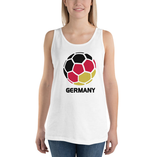 Germany National Soccer Team Football Pride Country Flag Unisex Tank Top