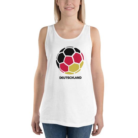 Deutschland National Soccer Team Football Pride Country Flag Unisex Tank Top