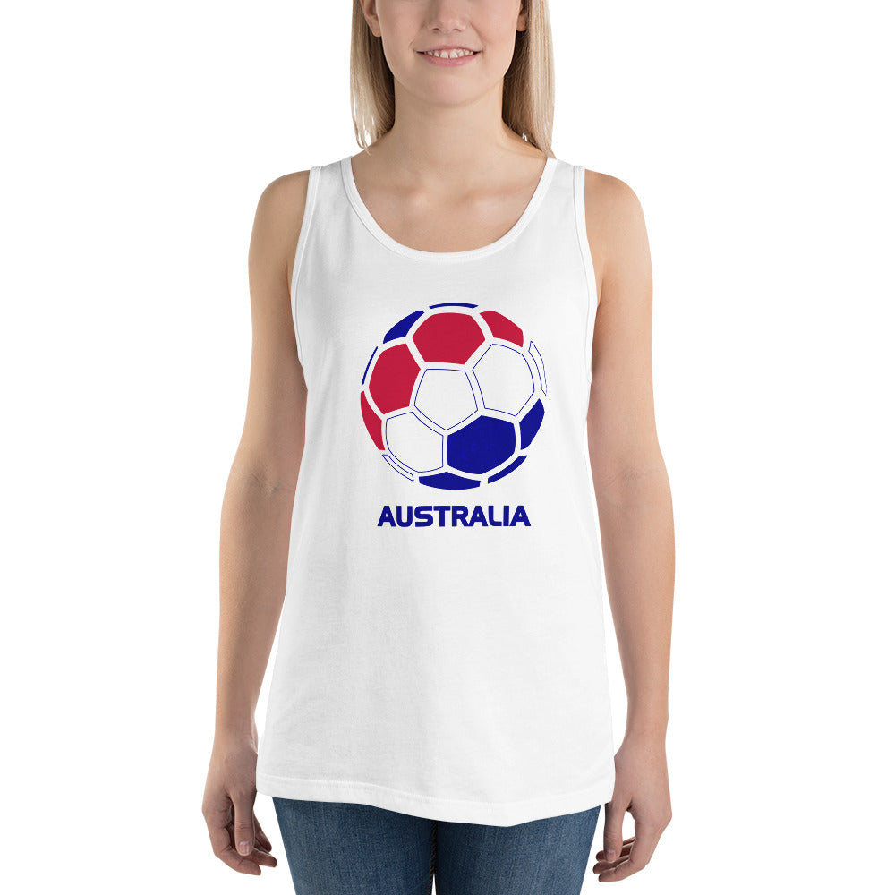 Australia National Soccer Team Football Pride Country Flag Unisex Tank Top