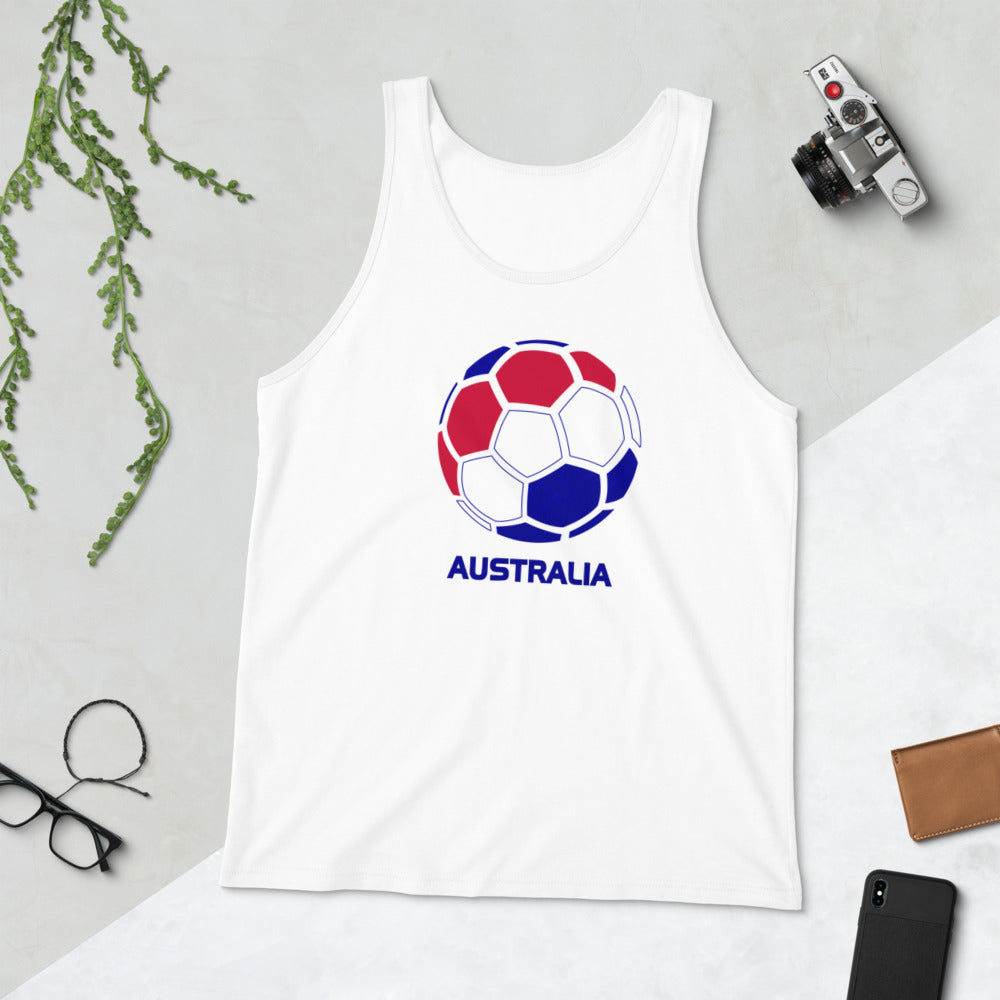 Australia National Soccer Team Football Pride Country Flag Unisex Tank Top