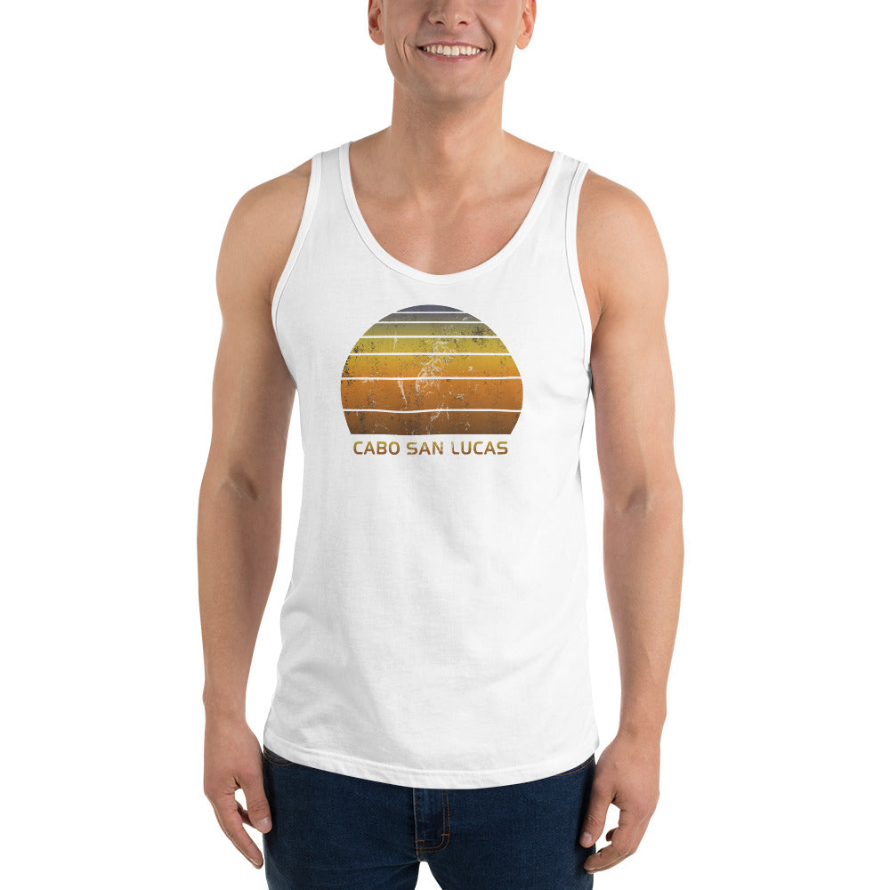 Retro Cabo San Lucas Mexico Mexican Beach Vacation Souvenir Unisex Tank Top