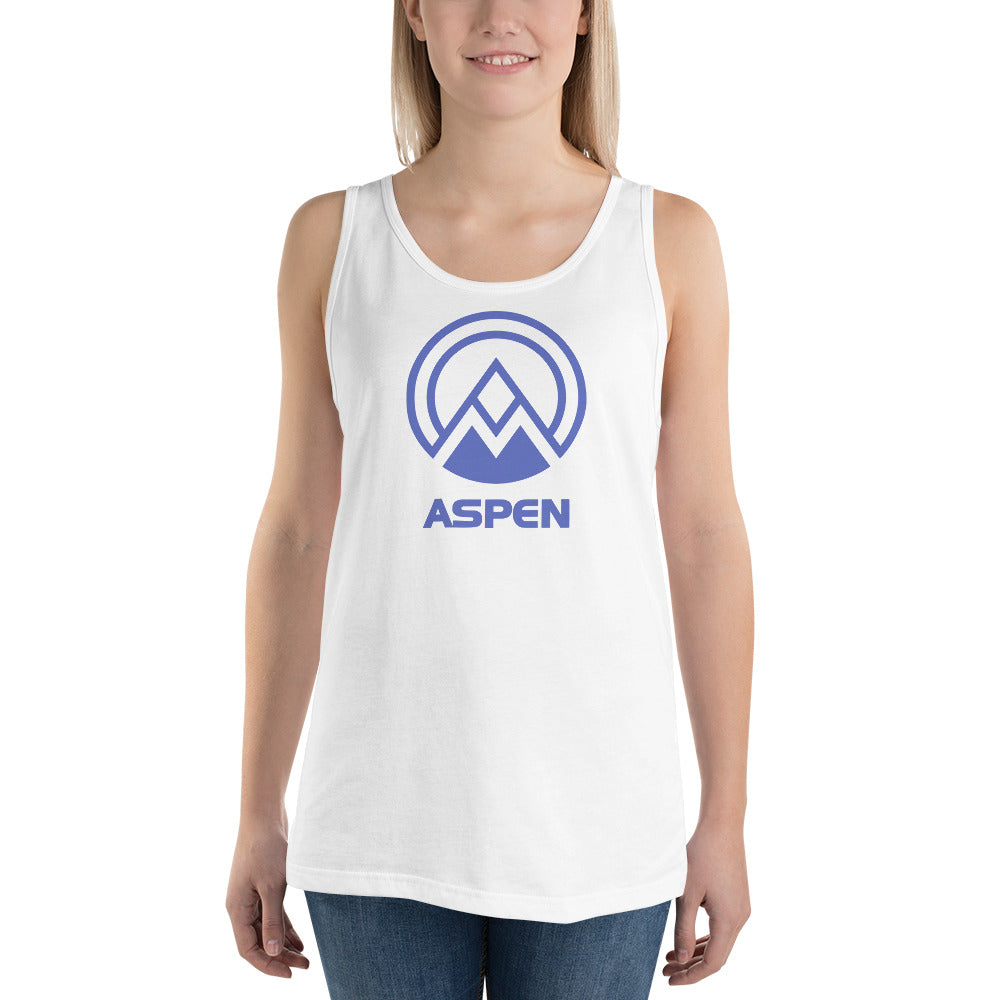 Aspen Colorado Skiing Snowboarding Fan Unisex Tank Top