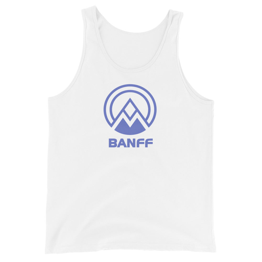 Banff Canada Skiing Snowboarding Fan Unisex Tank Top