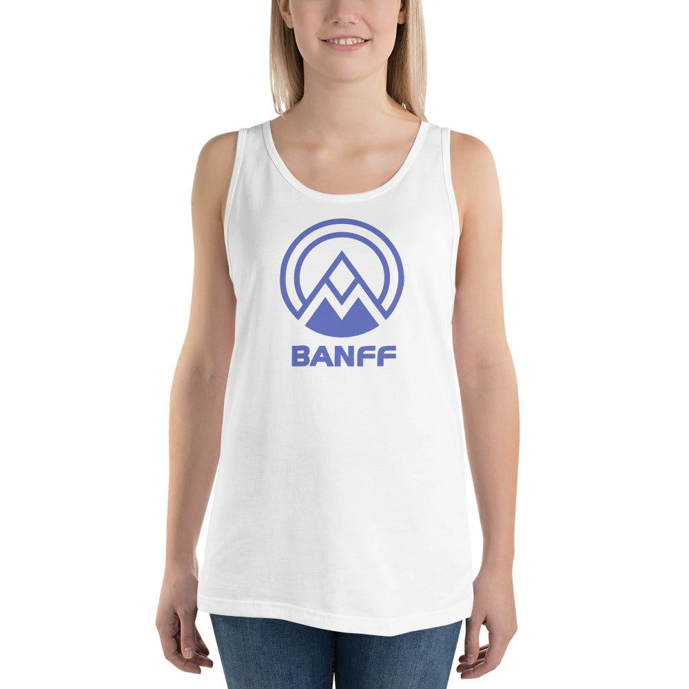 Banff Canada Skiing Snowboarding Fan Unisex Tank Top