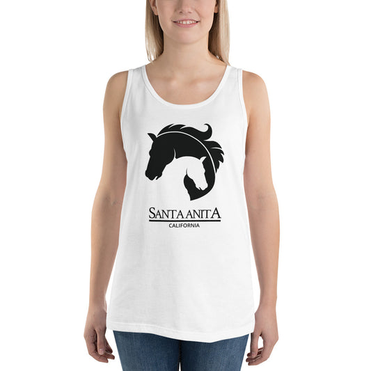 Cool Santa Anita California Horse Racing Track Derby Fan Unisex Tank Top