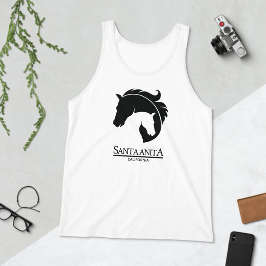 Cool Santa Anita California Horse Racing Track Derby Fan Unisex Tank Top