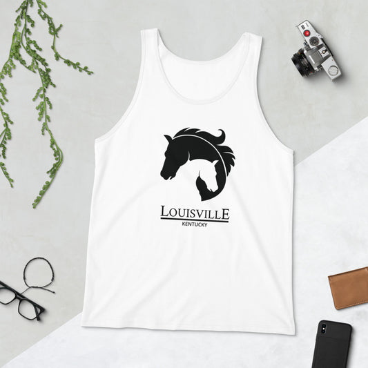 Cool Louisville Horse Racing Track Derby Fan Unisex Tank Top