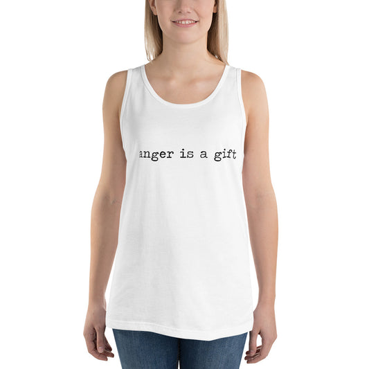 Anger Is A Gift Quote Rage Music Rock Fans Unisex Tank Top