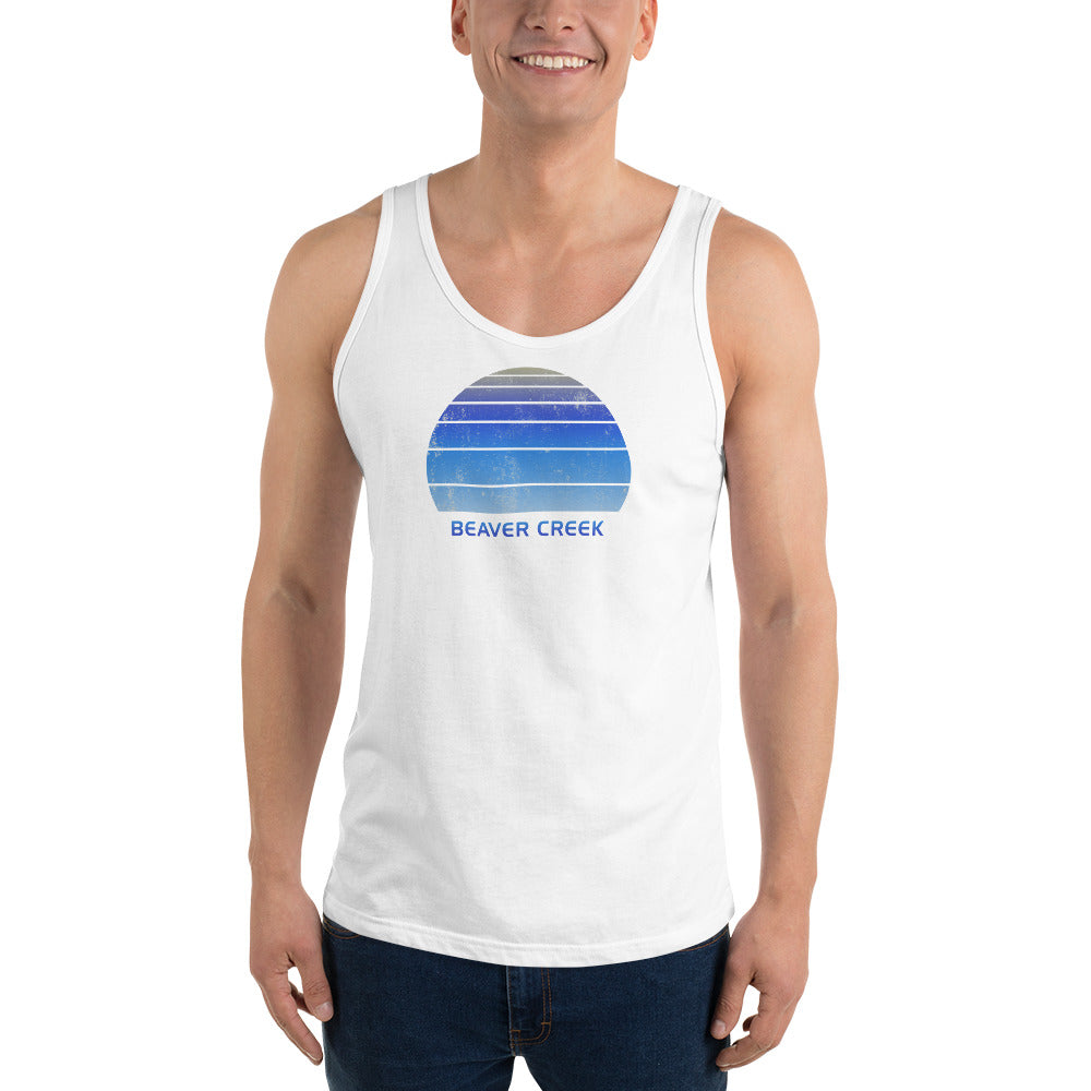 Retro Beaver Creek Colorado Ski Skiing Fan Unisex Tank Top