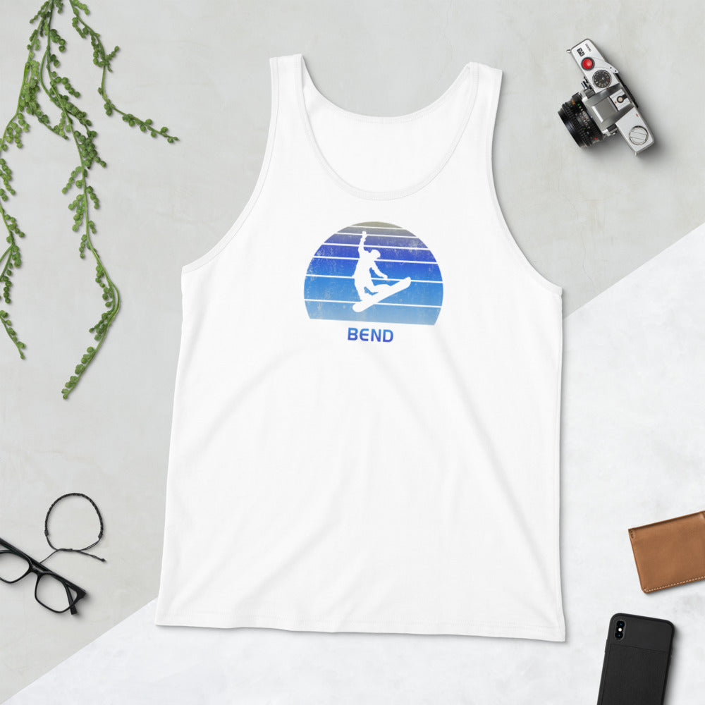 Retro Bend Oregon Snowboarding Fan Unisex Tank Top