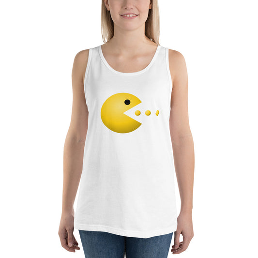 Retro Old School Video Game Fan Arcade Pac Man Gamer Unisex Tank Top