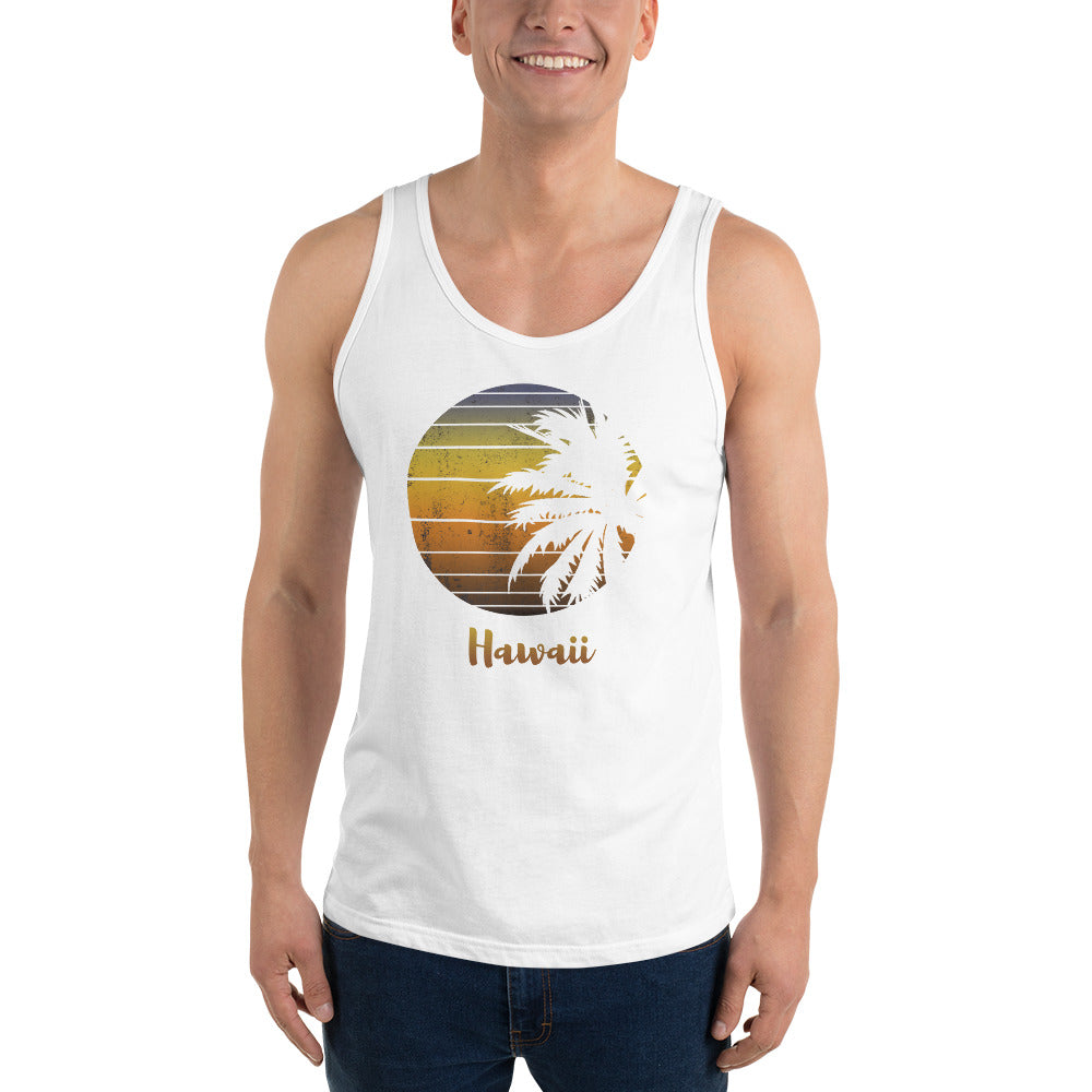 Retro Hawaii Hawaiian Beach Vacation Souvenir Unisex Tank Top