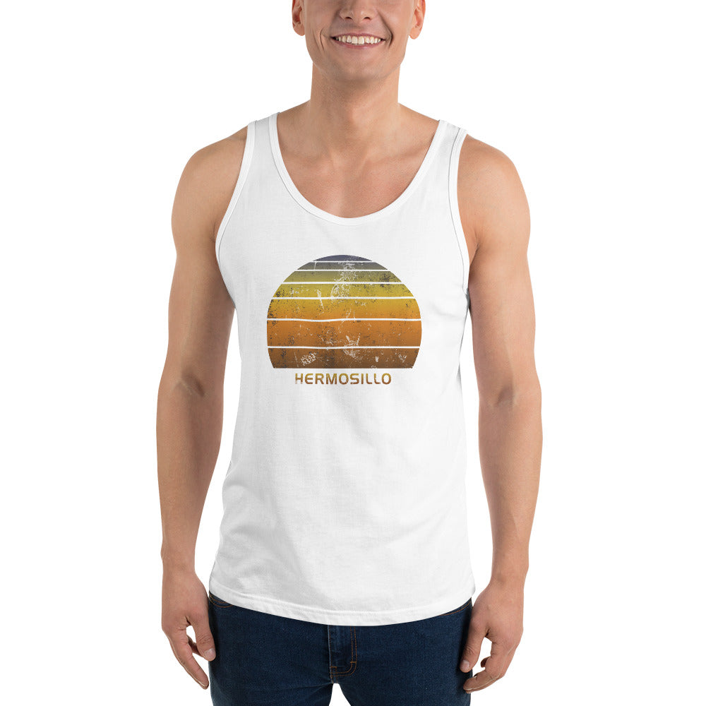 Retro Hermosillo Mexico Unisex Tank Top