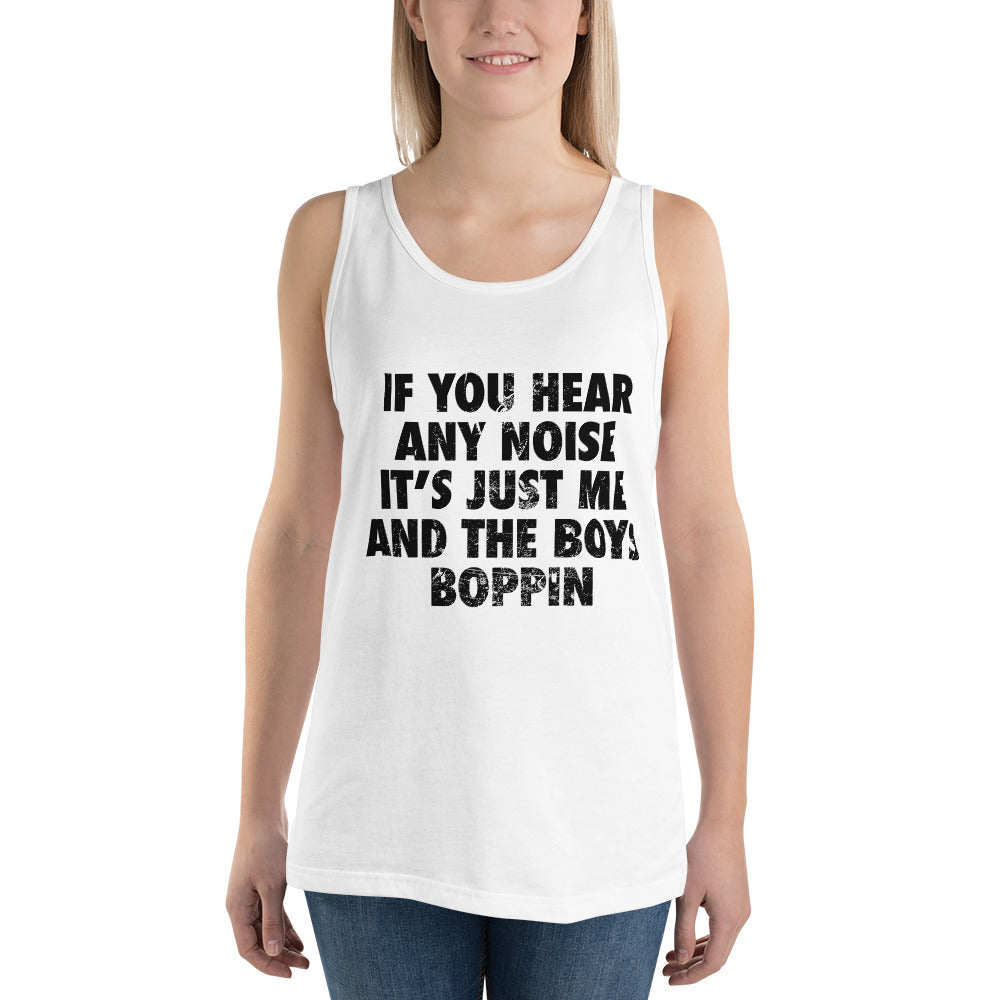 New York Baseball Fan Funny NY Boys Boppin Quote Unisex Tank Top