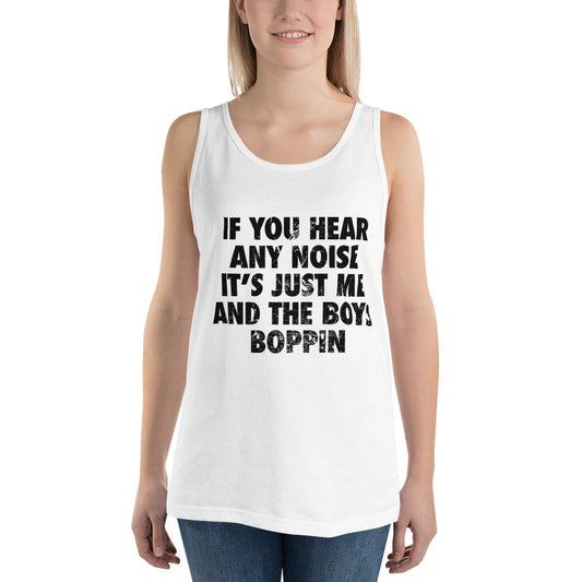 New York Baseball Fan Funny NY Boys Boppin Quote Unisex Tank Top