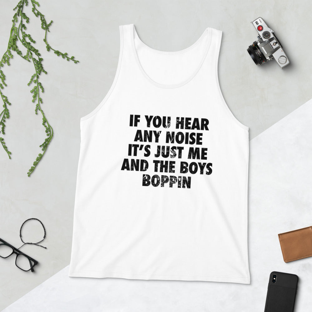 New York Baseball Fan Funny NY Boys Boppin Quote Unisex Tank Top