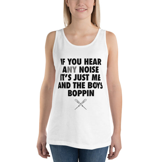New York Baseball Fan Funny Boys Boppin Quote NY Unisex Tank Top