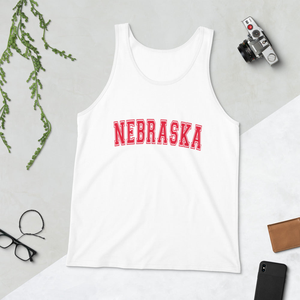 Nebraska College Football Fan Unisex Tank Top