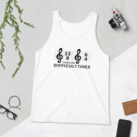 Funny Music Fan Quote Writer Composer Unisex Tank Top