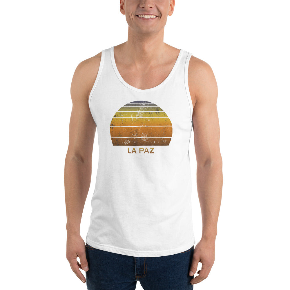 Retro La Paz Mexico Mexican Beach Vacation Souvenir Unisex Tank Top