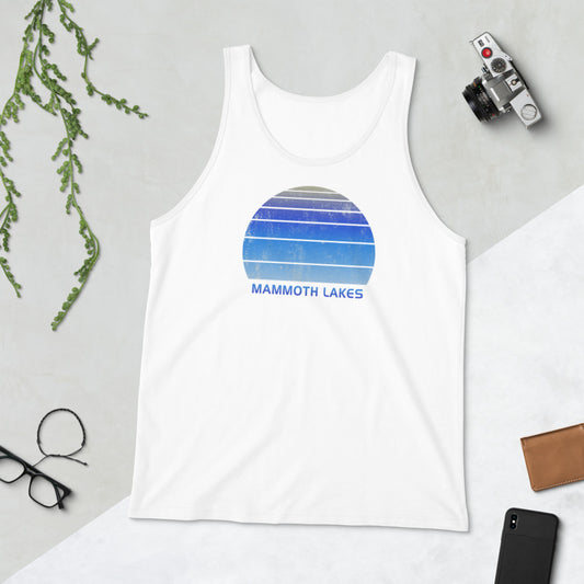 Retro Mammoth Lakes California Ski Skiing Fan Unisex Tank Top