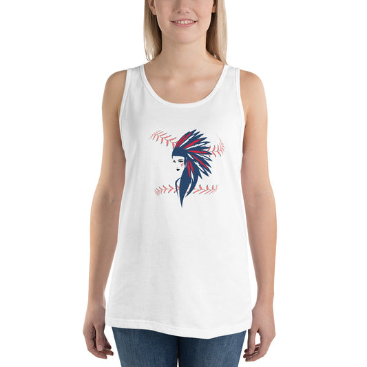 Cleveland Female Baseball Fan Unisex Tank Top