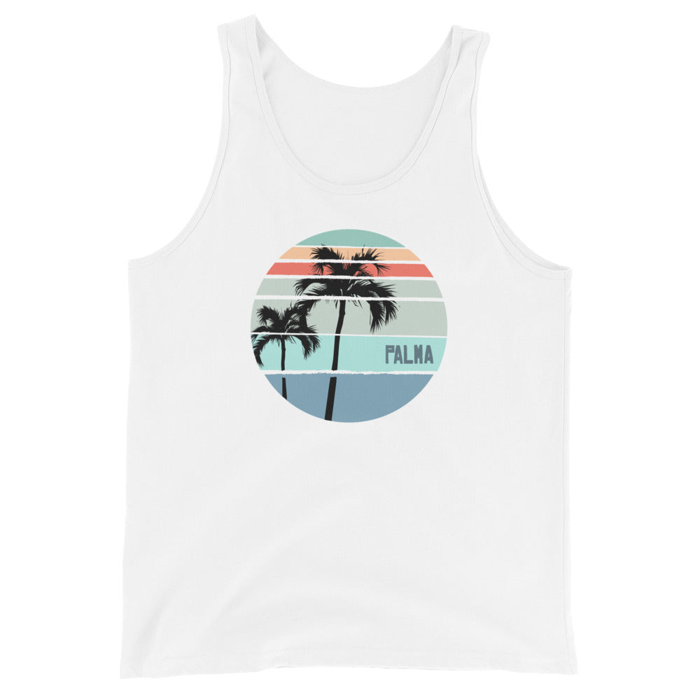 Cool Palma Palm Tree Vacation Souvenir Unisex Tank Top