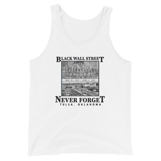 Black Wall Street African American History Tulsa Oklahoma Massacre Unisex Tank Top
