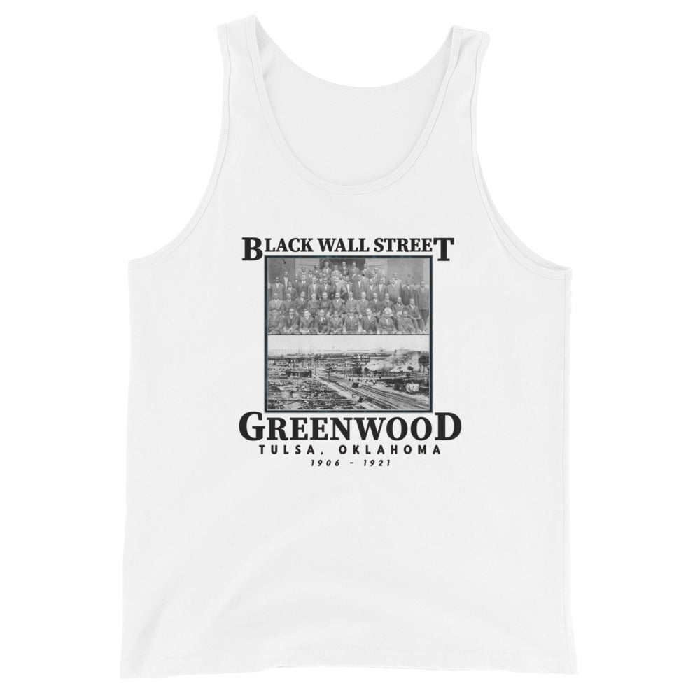 Black Wall Street Tulsa Oklahoma Massacre African American History Unisex Tank Top