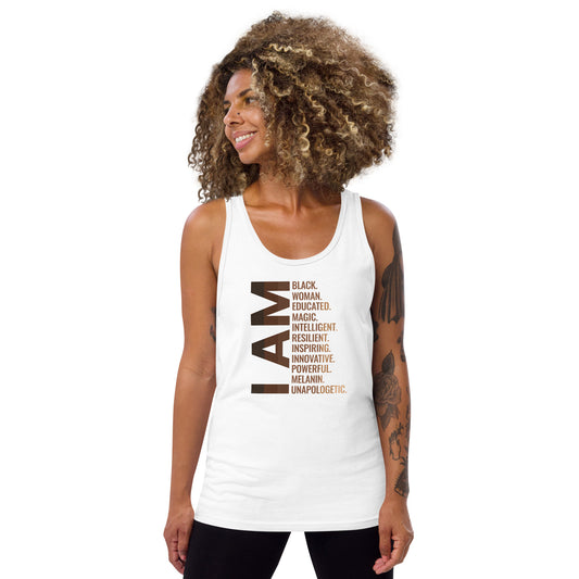 Black Women African American Pride Quote Unisex Tank Top