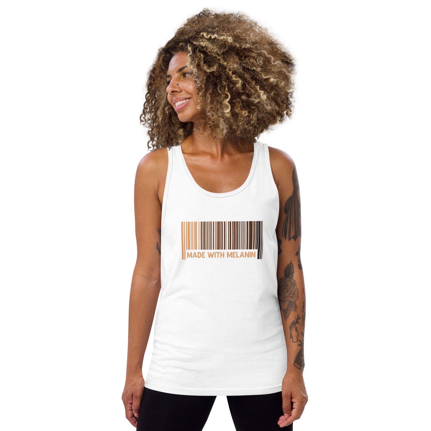 Melanin Black African American Pride Unisex Tank Top