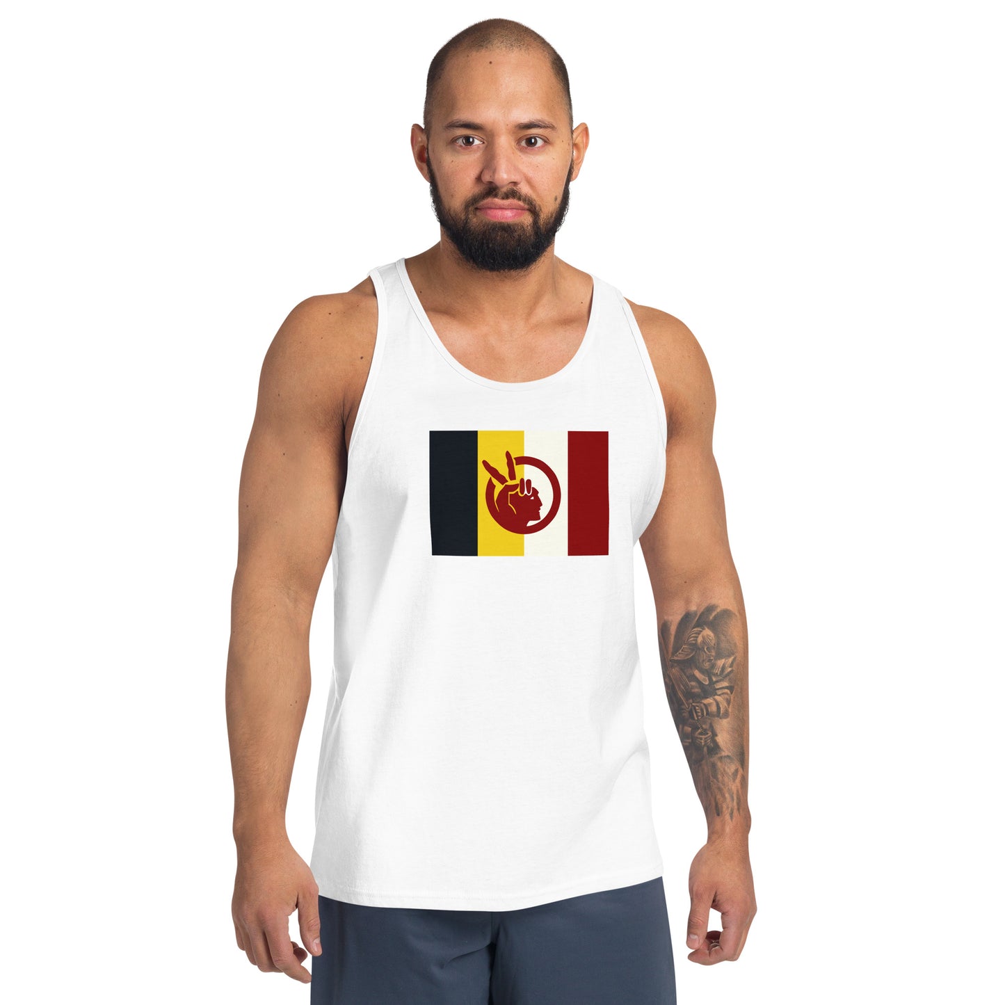 American Indian Movement Pride Flag Ancestry Native Tribe Unisex Tank Top